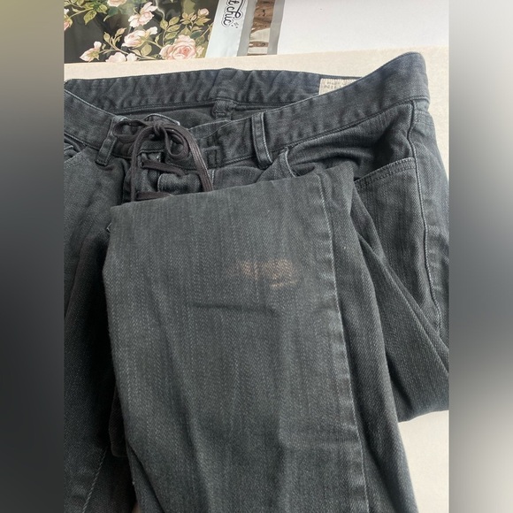 Nili Lotan 111/88 Black Lace Up Jeans Size 6 - Picture 9 of 12